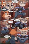 2:3 afternoon anthro building canid canine chasing clean_diaper clothed clothing comic diaper diaper_under_clothing disney dumpster female fox fur green_eyes grey_body grey_fur group judy_hopps lagomorph leporid mammal nick_wilde orange_body orange_fur outside paddedulf pawpads paws police police_uniform purple_eyes rabbit red_fox true_fox uniform wearing_diaper yellow_eyes zootopia