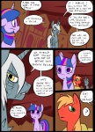 big_macintosh_(mlp) comic dialogue digital_media_(artwork) earth_pony english_text equid equine female feral friendship_is_magic group hair hasbro horn horse male mammal metal_(artist) my_little_pony mythological_creature mythological_equine mythology pony professor_starflare_(metal) scar scratches text twilight_sparkle_(mlp) unicorn