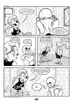 2017 animated_skeleton bone c-puff comic english_text eye_patch eyewear female fish hi_res humanoid male marine monochrome sans_(undertale) skeleton speech_bubble text undead undertale undertale_(series) undyne url