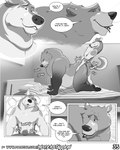 4:5 age_difference all_fours anal anthro anthro_on_anthro anthro_penetrated anthro_penetrating anthro_penetrating_anthro ardent_(misterstallion) bear bedroom canid canine canis clenched_teeth comic dialogue doggystyle duo english_text eyes_closed from_behind_position hi_res interspecies larger_male larger_penetrated looking_back male male/male male_penetrated male_penetrating male_penetrating_male mammal misterstallion monochrome nude obscured_penetration older_male older_penetrated open_mouth open_smile overweight overweight_anthro overweight_male patreon penetration pillow sex sid_(misterstallion) size_difference smaller_male smile speech_bubble standing standing_on_bed teeth text url wolf younger_male