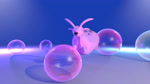 16:9 3d_(artwork) animated anthro bubble c4d cinema_4d_(artwork) descending digital_media_(artwork) female floating gastropod herm hi_res intersex levitating lying_on mollusk no_sound outside pink_body rubbing short_playtime simple_background skeletorskeletonized slug solo spotlight squeezing squish webm widescreen