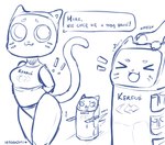 Rating: s
ID: 3639317
Date: 2022-10-20 16:26:33 -0400
Status: active
Score: 87
2022 ambiguous_gender anthro anthrofied bellabot breasts carrefour dialogue domestic_cat duo felid feline felis female hi_res kerfus knife littlemagglet logo mammal offscreen_character paws polish_text pudu_robotics screen screen_face signature speech_bubble text translated white_body post #3639317