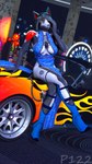 2024 3d_(artwork) 4k 5_fingers 9:16 absurd_res amelia_(petruz) android anthro black_hair blue_boots blue_clothing blue_footwear boots canid canine canis car casino clothed clothed_anthro clothed_female clothing costume cybernetics cyborg digital_media_(artwork) dress female fingers footwear grey_body hair hi_res humanoid_hands inside jackal key machine mammal multicolored_body petruz_(copyright) red_eyes robot shoes sitting smile solo source_filmmaker_(artwork) vehicle white_body xpasha122x