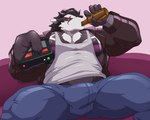 Rating: e
ID: 5365201
Date: 2025-02-10 23:42:13 -0500
Status: active
Score: 46
5:4 absurd_res anthro blue_bottomwear blue_clothing blue_jeans blue_pants bottle bottomwear brown_clothing brown_jacket brown_topwear bulge claws clothed clothed_anthro clothed_male clothing container controller denim denim_bottomwear denim_clothing detailed_bulge drinking furniture generation_8_pokemon hi_res holding_bottle holding_container holding_controller holding_object holding_remote_control jack_mercer_(undeadmercer) jacket jeans looking_at_viewer maldu male meme muscular muscular_anthro muscular_male nintendo obstagoon on_sofa pants pink_background pink_light pink_sofa pokemon pokemon_(species) red_eyes red_sclera remote_control shirt simple_background sipping_beer_on_a_couch_stock_image sitting sitting_on_sofa snout sofa solo tank_top topwear white_clothing white_shirt white_tank_top white_topwear post #5365201