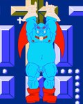 4:5 balls blue_body blue_skin boots clothed clothed/nude clothing demon devil_(devil_world) devil_world digital_media_(artwork) fangs footwear genitals gesture gloves hand_gesture handwear hi_res horn humanoid male moobs nintendo nipples not_furry nude nude_male overweight overweight_male penis pointing pointing_up red_eyes red_wings ruffonaut_(artist) shoes simple_background slightly_chubby small_penis solo teeth thick_thighs wings