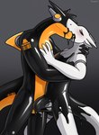 Rating: e
ID: 3584650
Date: 2022-09-24 00:19:25 -0400
Status: active
Score: 294
animal_humanoid anthro barcode dragon dragon_humanoid drone dronification duo european_mythology forced french_kissing gleipnir_(hacony) hacony hi_res humanoid ivory kissing latex liquid_latex male male/male mythological_creature mythological_scalie mythology null_bulge nullification qundium_(hacony) scalie scalie_humanoid tail transformation western_dragon western_dragon_humanoid post #3584650