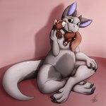 Rating: s
ID: 2560194
Date: 2021-01-06 11:33:54 -0500
Status: active
Score: 19
1:1 ambiguous_gender anthro autumn_fer brown_body brown_fur carrying_another daxyl domestic_ferret duo eyes_closed feral fur green_eyes grey_body grey_fur hi_res horn kobold male_(lore) mammal mustelid musteline nude on_shoulder pawpads scalie shikaro slightly_chubby small_horn smile tail true_musteline weasel white_body white_fur yellow_eyes post #2560194