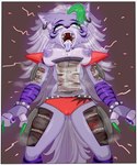 2023 absurd_res animatronic anthro big_breasts blood bodily_fluids bottomwear bracelet breasts camel_toe canid canine canis choker clothing colored_nails corpse cum cum_in_mouth cum_inside digital_media_(artwork) duo ear_piercing ear_ring female fingers five_nights_at_freddy's five_nights_at_freddy's:_security_breach fur genital_fluids gore green_nails hair hi_res horror_(theme) human jewelry lipstick long_hair machine makeup mammal nails necklace nipples open_mouth piercing portrait purple_body purple_fur purple_lipstick ring_piercing robot roxanne_wolf scottgames shorts small_waist solo spiked_bracelet spiked_choker spikes springlock_suit steel_wool_studios three-quarter_portrait tongue tongue_out vanessa_(fnaf) wolf zexlynk