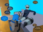 4:3 anthro blurred_background blush clothed clothing conner_cooper dialogue digital_media_(artwork) duo dustin_c english_text erection father_(lore) father_and_child_(lore) father_and_son_(lore) fur genitals hair hi_res humanoid_genitalia humanoid_penis incest_(lore) male male/male mammal motion_lines open_mouth oral parent_(lore) parent_and_child_(lore) parent_and_son_(lore) penile penis penis_in_mouth procyonid raccoon sex shocked simple_background sly_cooper sly_cooper_(series) smile son_(lore) sony_corporation sony_interactive_entertainment sucker_punch_productions tail text tongue