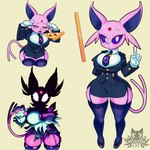 Rating: q
ID: 5448767
Date: 2025-03-22 03:19:29 -0400
Status: active
Score: 102
1:1 2025 69blackcat69 absurd_res anthro anthrofied artist_name big_breasts black_clothing bra breasts cel_shading claws clothing collared_shirt dark_magic digital_drawing_(artwork) digital_media_(artwork) dress_shirt eeveelution english_text espeon eyebrows eyelashes eyewear female floating_object food footwear forehead_gem fur gem generation_2_pokemon glasses gloves hand_on_head handwear hi_res high_heels leggings legwear mammal necktie nintendo open_mouth panties pink_body pink_fur pizza pokemon pokemon_(species) purple_clothing purple_sclera ruler shaded shirt shoes signature simple_background solo tail telekinesis text thick_thighs thigh_strap topwear torn_clothing torn_topwear underwear uniform watermark white_clothing white_eyes white_gloves white_handwear post #5448767