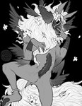 Rating: e
ID: 5593396
Date: 2025-05-23 18:05:58 -0400
Status: active
Score: 13
accessory animal_genitalia anklet anus armlet back_wings bone dalipuff digital_media_(artwork) erection feathered_wings feathers flower flower_in_hair genitals greyscale hair hair_accessory head_wings hi_res jewelry lying male mane monochrome monster on_back penis plant sheath shoulder_wings skull skull_head solo teratophilia unusual_wing_placement wings post #5593396