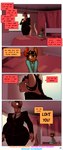 aamon_(james_howard) absurd_res anthro bat comic demon dialogue duo english_text gynomorph hi_res intersex intersex/male james_howard male mammal onlyfans patreon subscribestar text tina_(james_howard)