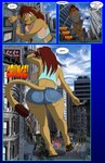 3d_(artwork) 3d_background absurd_res anthro anthro_pred back_boob belly big_breasts big_butt blush bottomwear breast_squish breasts building building_destruction butt city cleavage clothed clothing colored comic cougar crissi_(silkysworld) crowd daisy_dukes deer denim denim_bottomwear denim_clothing denim_shorts destruction dialogue digital_media_(artwork) domestic_cat dress english_text equid equine felid feline felis female female_pred green_blush green_eyes group hair hand_on_head hand_on_own_belly hi_res holding_belly horse hotpants ill indigestion lagomorph larger_anthro larger_female leaning leaning_on_wall leporid lion low-angle_view macro macro_anthro macro_female male mammal midriff mixed_media mouse murid murine mustelid nausea navel nipple_outline nipple_slip otter pantherine pink_nose puffed_cheeks rabbit red_hair rodent running_away scared shorts silkysworld size_difference slightly_chubby smaller_anthro smaller_female smaller_male solo_focus speech_bubble squish stomping text underbutt unseen_prey vore wide_eyed