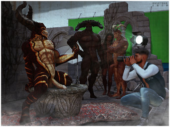Rating: e
ID: 2835380
Date: 2021-07-18 02:01:54 -0400
Status: active
Score: 41
2020 3d_(artwork) 4:3 anthro beckoning being_watched border camera demon demon_humanoid digital_media_(artwork) genitals gesture group half-erect hi_res horn human humanoid huskyman24 looking_at_another male male/male mammal modelling muscular nude_anthro nude_humanoid nude_male nude_modelling penis photo_shoot photographing pinup pornography pose presenting presenting_balls presenting_penis seductive taking_picture white_border post #2835380