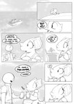 anon anthro bendy_straw beverage comic digital_media_(artwork) drinking_straw duo female generation_1_pokemon hi_res holding_beverage holding_object male monochrome nidoqueen nintendo pina_colada pokemon pokemon_(species) queenie_(shoutingisfun) question_mark sea ship shoutingisfun speech_bubble text vehicle water watercraft