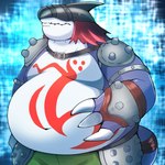 Rating: q
ID: 5586262
Date: 2025-05-20 14:59:55 -0400
Status: active
Score: 3
anthro armor bandai_namco belly belly_markings bottomwear claws clothing digimon digimon_(species) hair headgear helmet hi_res male markings marumu_5656 moobs overweight pants red_hair shirtless shirtless_male solo strikedramon post #5586262