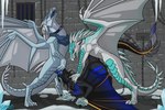 depth_(sexysnek) dragon dungeon fellatio feral genitals group group_sex hi_res icewing_(wof) khaden3 male male/male mythological_creature mythological_scalie mythology oral penile penis scalie seawing_(wof) sex spitroast threesome trio wings_of_fire