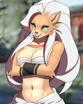 Rating: q
ID: 5606569
Date: 2025-05-29 09:23:00 -0400
Status: active
Score: 19
anthro armor bancholeojamon bandage bandai_namco big_breasts blue_eyes bracers breasts brown_body brown_fur cleavage clothed clothing crossed_arms digimon digimon_(species) felid female fur furball grin hair hi_res lion mammal pantherine scar smile solo tan_body tan_fur toothpick white_hair yellow_sclera post #5606569