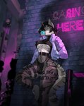 Rating: e
ID: 5264172
Date: 2024-12-25 00:50:05 -0500
Status: active
Score: 112
against_surface against_wall andytakker anthro balls_outline biped blowing_bubble_gum breasts bubble bubble_gum bulge casino clothed clothing dessert detailed_bulge domestic_cat english_text felid feline felis fishnet_clothing food fur genital_outline grey_body group gynomorph gynomorph_anthro gynomorph_focus hi_res intersex intersex_anthro intersex_focus jacket leaning_on_wall mammal neon_lights night nipple_outline nude on_one_leg outside partially_clothed penis_outline silhouette solo_focus standing surface text topwear trio post #5264172