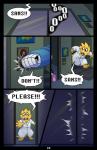 absolutedream alphys animated_skeleton begging bone clothing comic dialogue digital_media_(artwork) duo english_text female hi_res lizard male reptile sans_(undertale) scalie skeleton speech_bubble teeth text undead undertale undertale_(series)