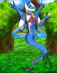 Rating: e
ID: 3833245
Date: 2023-01-25 10:55:31 -0500
Status: active
Score: 5
2023 abs adhiguna andromorph anthro blue_body bottomless clitoris clitoris_piercing clothed clothing collar cuff_(restraint) evolutionary_stone floating forest generation_3_pokemon genie genital_piercing genitals grey_clothing grey_topwear grey_vest hi_res intersex jewelry latios legendary_pokemon looking_at_viewer magic_lamp mega_stone muscular nintendo outside piercing plant pokemon pokemon_(species) pokemorph red_eyes restraints silver_(metal) silver_jewelry smile solo topwear tree vest vulva white_body wrist_cuffs yashim_(shockwave) post #3833245