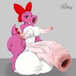 1:1 absurd_res anthro balls big_balls big_butt big_penis bimbo_lip birdo black_eyes bodily_fluids breasts butt cellulite cursed_image dicknipples discord_(app) erection foreskin gaping gaping_urethra genital_fluids genitals grotesque_genitals gynomorph head_bow hi_res huge_balls huge_penis hyper hyper_balls hyper_genitalia hyper_penis intersex long_foreskin loose_foreskin mario_bros markings navel nightmare_fuel nintendo penile_papules penis pink_body pink_skin precum slightly_chubby solo telegram thick_thighs trans_(lore) trans_woman_(lore) unusual_anatomy unusual_genitalia_placement unusual_penis_placement urethra vein veiny_penis what where_is_your_god_now white_body white_markings white_skin why zer0rebel4