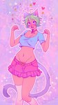 Rating: q
ID: 4301531
Date: 2023-09-19 14:32:19 -0400
Status: active
Score: 20
ahoge animal_humanoid bell bell_collar belt blush bokeh bottomwear breasts cat_humanoid choker cleavage clothed clothing collar crop_top denim denim_bottomwear denim_clothing denim_skirt fangs felid felid_humanoid feline feline_humanoid female green_hair hair heart_eyes heart_symbol hi_res humanoid iridescent iridescent_background jewelry legwear mammal mammal_humanoid midriff miniskirt navel neck_bow necklace nipple_outline nyan_neko_sugar_girls open_mouth open_smile pointy_ears pose prick_ears raku-chan shirt short_hair skirt smile solo sparkles sparkling_hair tail tan_body tan_skin teeth thigh_highs topwear vonstarlight y2k_(fashion) y2k_(graphic_design) post #4301531