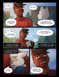 2017 anthro ben_jackson comic conditional_dnp dialogue digital_media_(artwork) domestic_cat duo english_text equid equine felid feline felis hi_res horse hug kadath kevin_(kadath) male mammal outside text url