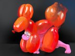 2024 all_fours ambiguous/ambiguous ambiguous_gender anal animate_inanimate balloon balloon_animal balloon_fetish blonde_hair conditional_dnp digital_media_(artwork) digital_painting_(artwork) doggystyle evepoesy female_(lore) feral from_behind_position hair hi_res holding_balloon horn inflatable living_balloon living_inflatable looking_pleasured modelling_balloon pink_body pink_scales scales sex sex_toy shaped_balloon strapon strapon_in_ass strapon_sex torogao toying_partner unicorn_horn