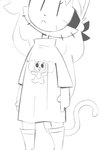 2024 4_fingers :< aged_down anthro black_and_white boots cat_tail cheburashka cheburashka_(character) cheek_tuft child clothed clothed_anthro clothed_female clothing digital_drawing_(artwork) digital_media_(artwork) domestic_cat eyelashes facial_tuft felid feline felis female fingers footwear front_view full-length_portrait fur fur_tuft gata_preobrazhenskaya gata_the_future_russian_kitty hair head_tilt long_hair maddeku mammal mask monochrome oversized_clothing oversized_shirt oversized_topwear pointy_ears portrait prick_ears russian_blue shirt shoes simple_background simple_eyes solo t-shirt three-quarter_view topwear tuft whiskers white_background young young_anthro young_female