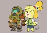 Rating: s
ID: 3330996
Date: 2022-05-12 20:22:17 -0400
Status: active
Score: 63
2021 3_toes absurd_res accessory animal_crossing anthro armor barefoot blonde_hair blood blush bodily_fluids canid canine canis clothing crossover domestic_dog doom_(series) doom_slayer duo eyes_closed feet female floppy_ears footwear hair hair_accessory hand_holding headgear helmet hi_res human id_software isabelle_(animal_crossing) kevintrentin male male/female mammal microsoft nintendo open_mouth open_smile plantigrade signature simple_background smile style_emulation toes post #3330996