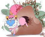 Rating: e
ID: 5101118
Date: 2024-10-07 22:52:32 -0400
Status: active
Score: 89
bell big_breasts big_diaper breasts cleavage clothed clothing crown diaper domestic_cat dummydoodles equid equine excessive_feces eyelashes feces felid feline felis female fur headgear heart_symbol hi_res horse huge_breasts huge_diaper hybrid hyper hyper_feces hyper_soiling mammal oblivious onomatopoeia pink_body pink_fur pony pooping princess_dummydum_(dummydoodles) raised_leg soiled_diaper soiling soiling_diaper solo sound_effects stink_fumes stink_lines taur text unclean_diaper used_diaper post #5101118
