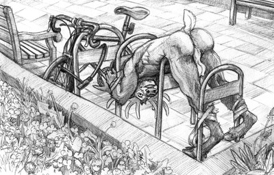 Rating: e
ID: 5711475
Date: 2025-07-15 21:47:52 -0400
Status: active
Score: 56
2025 animal_genitalia animal_penis anthro antlers anus ass_up balls bdsm bent_over bike_lock bike_rack bondage bound butt cervine cervine_genitalia cervine_penis deer duct_tape elk genitals hi_res hooves horn looking_at_viewer male mammal mo_(momamo) momamo nude penis public public_exposure public_nudity sketch solo tape tape_bondage traditional_media_(artwork) worried post #5711475