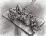 Rating: e
ID: 1043620
Date: 2016-11-08 10:00:58 -0500
Status: active
Score: 34
animal_genitalia animal_penis anthro balls bdsm beanie bent_legs biped bondage bottomless bound canid canine canine_genitalia canine_penis canis clenched_teeth clothed clothing domestic_dog erection exam_table examination_table eyes_closed forced forced_orgasm furniture genitals graphite_(artwork) greyscale grrrwolf hat headgear headwear knot lwrottie lying lying_on_table machine male mammal mastiff metal_table molosser monochrome on_back on_table orgasm penile penis penis_milking restraints rottweiler signature solo straining straitjacket struggling submissive submissive_male table teeth traditional_media_(artwork) tube post #1043620