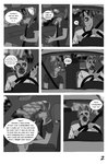 age_difference anthro canid canine canis car clothed clothing comic comic_panel conkycorp dialogue digital_media_(artwork) domestic_dog driving duo english_text family father_(lore) father_and_child_(lore) father_and_son_(lore) german_shepherd gesture grey_background herding_dog hi_res inside_car inside_vehicle male male/male mammal mitchell_(conkycorp) monochrome nervous nonchalant parent_(lore) parent_and_child_(lore) parent_and_son_(lore) pastoral_dog seatbelt shrug simple_background sitting son_(lore) speech_bubble steering_wheel surprise teddy_(conkycorp) teeth text vehicle virgin younger_male