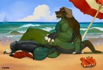 Rating: e
ID: 5553587
Date: 2025-05-06 17:51:58 -0400
Status: active
Score: 10
anthro anus arm_tattoo backsack balls beach beach_umbrella big_balls big_penis butt claws eyebrow_piercing facial_piercing genitals hi_res huge_balls huge_penis hyper hyper_balls hyper_genitalia hyper_penis lisovik. lizard male muscular muscular_anthro muscular_male nipples outside parasol penis piercing presenting presenting_anus presenting_hindquarters public public_nudity reptile sand scalie sea smile solo spread_butt spreading tail tattoo teeth water wave post #5553587