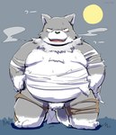 Rating: q
ID: 2714348
Date: 2021-04-26 18:36:51 -0400
Status: active
Score: 8
2021 anthro avoid_posting belly black_nose blush canid canine canis fur grey_body grey_fur hi_res japanese_text kemono male mammal moon multicolored_body multicolored_fur night outside overweight overweight_anthro overweight_male solo text two_tone_body two_tone_fur wanisuke white_body white_fur wolf post #2714348