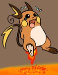 Rating: s
ID: 5375875
Date: 2025-02-15 19:16:15 -0500
Status: active
Score: 0
2025 ambiguous_gender anthro bodily_fluids brown_body burning butt_on_fire digital_drawing_(artwork) digital_media_(artwork) fifybear fire generation_1_pokemon hand_on_butt hi_res lava nintendo pain pokemon pokemon_(species) raichu semi-anthro solo tears three-quarter_view post #5375875
