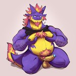 Rating: e
ID: 5635579
Date: 2025-06-11 15:52:05 -0400
Status: active
Score: 36
1:1 2025 absurd_res anthro arm_hair balls barazoku body_hair bottomless chest_hair clothed clothing digital_media_(artwork) erection facial_hair foreskin generation_8_pokemon genitals goatee hair hi_res humanoid_genitalia humanoid_penis kneeling looking_at_viewer male moobs muscular muscular_anthro muscular_male nintendo nipple_piercing nipples overweight overweight_anthro overweight_male partially_clothed pecs penis piercing pokemon pokemon_(species) purple_body score_(padzyan) shirt sideburns smile solo squeezing_pec tail topwear toxtricity undershirt yellowluster post #5635579