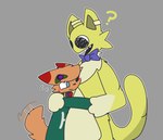 Rating: s
ID: 4766803
Date: 2024-05-06 17:57:45 -0400
Status: active
Score: 10
2024 ambiguous_anthro ambiguous_gender animate_inanimate anthro belly biped black_outline blush blush_lines bow_tie bow_tie_only character_request cheek_tuft chest_tuft clothed clothing collar compression_artifacts confusion countershade_belly countershade_torso countershading delibas_(misoden) digital_drawing_(artwork) digital_media_(artwork) duo ears_up ellipsis english_description facial_tuft felid feline felis fluffy fluffy_tail flufpan fur grey_background head_tuft hi_res hug larger_ambiguous larger_anthro living_clothing living_costume living_fursuit long_tail mammal monotone_background monotone_tail mostly_nude mouth_closed multicolored_body multicolored_fur open_mouth orange_body orange_fur orange_tail outline purple_bow_tie question_mark side_view simple_background size_difference smaller_ambiguous smaller_anthro speech_bubble tail tail_motion tailwag tan_belly tan_body tan_fur teeth toony topwear tuft two_tone_body two_tone_fur yellow_body yellow_fur yellow_tail post #4766803