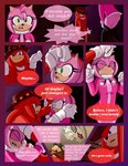 2019 absurd_res amy_rose anthro bodily_fluids breech_loader clothed clothing comic crying duo echidna english_text eulipotyphlan female fur green_eyes handwear hedgehog hi_res knuckles_the_echidna male mammal monotreme purple_eyes sega sonic_the_hedgehog_(series) tears text toso