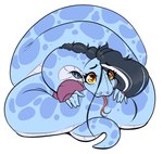 Rating: s
ID: 4965106
Date: 2024-08-05 05:57:11 -0400
Status: active
Score: 65
2024 amber_eyes apode ball_python black_hair blue_body blue_scales bottomless clothed clothing digital_media_(artwork) draconcopode eye_through_hair female forked_tongue freckles full-length_portrait hair hair_to_side hi_res kaya_(witchtaunter) legless naga portrait purple_clothing purple_topwear python python_(genus) reptile scales scalie semi-anthro serpentine snake solo tongue tongue_out topwear topwear_only translucent translucent_hair witchtaunter post #4965106