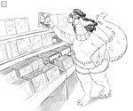 Rating: s
ID: 5535991
Date: 2025-04-28 10:32:04 -0400
Status: active
Score: 5
anthro artist_logo barefoot belly beret chimeracauldron clothing cross-hatching curly_hair dragon eyewear feet female glasses hair hat hatching_(art) headgear headwear hi_res holding_record logo long_neck midriff monochrome mythological_creature mythological_scalie mythology navel record_store round_glasses scalie shaded shelf sketch slightly_chubby smile solo store sweater tail_spines topwear turtleneck wearing_glasses post #5535991