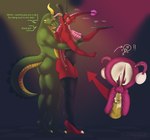 absurd_res anthro bodily_fluids bodyguard_position bunny_costume cervical_contact cervix clothing costume cum cum_in_fallopian_tubes cum_in_pussy cum_in_uterus cum_inside cutaway dialogue dragon duo english_text fallopian_tubes female from_behind_position genital_fluids genitals hi_res impregnation internal internal_vaginal male male/female mythological_creature mythological_scalie mythology open_mouth ovaries ovum ovum_with_heart penis rockethaslanded rose_(potatotime) scalie sex sharp_teeth sperm_cell standing standing_sex teeth text tongue uterus vaginal vein veiny_penis