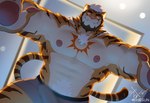 Rating: q
ID: 4309064
Date: 2023-09-23 14:19:21 -0400
Status: active
Score: 22
2022 abs absurd_res anthro beard biceps blur_censorship boxer_briefs braided_hair ceiling ceiling_lamp censored chest_tattoo chest_tuft claws clothing ear_piercing ear_ring facial_hair fangs felid finger_claws fur grey_boxer_briefs grey_clothing grey_underwear hair hi_res inside lamp leoooliooon looking_at_viewer looking_down looking_down_at_viewer low-angle_view male mammal muscular muscular_anthro muscular_male nipples obliques on_top_of_viewer orange_body orange_fur pantherine pawpads pecs piercing red_eyes ring_piercing signature smile solo striped_body striped_fur stripes tattoo teeth tiger tuft underwear weibo weibo_logo white_hair post #4309064