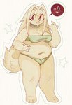 Rating: q
ID: 5322256
Date: 2025-01-21 17:49:41 -0500
Status: active
Score: 32
2024 3_toes 5_fingers anthro bangs belly belly_overhang belly_tuft big_belly big_breasts biped breasts canid canine canis cleavage clothed clothed_anthro clothed_female clothing collar colored deep_navel dj_(wolfertinger) domestic_dog eyelashes feet female female_anthro fingers fur green_clothing green_eyes green_panties green_topwear green_underwear hair hand_on_belly hi_res mammal navel nipple_outline overweight overweight_anthro overweight_female panties simple_background skimpy slightly_chubby slightly_chubby_female solo speech_bubble standing star tail tail_tuft tan_body tan_fur tan_hair thick_thighs toes topwear trans_(lore) trans_woman_(lore) tube_top tuft underwear white_background wide_hips wolfertinger post #5322256