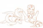 2015 3:2 anus armwear blush butt clothed clothing clothing_around_one_leg cutie_mark digital_drawing_(artwork) digital_media_(artwork) dock_(anatomy) duo ear_piercing elbow_gloves equid equine evehly feathered_wings feathers female feral fluttershy_(mlp) friendship_is_magic garter_belt garter_straps genitals gloves hair handwear hasbro hi_res hooves horn legs_up legwear lingerie long_hair looking_at_viewer lying magic mammal my_little_pony mythological_creature mythological_equine mythology on_front panties panties_around_one_leg panties_down partially_clothed pegasus piercing presenting pussy rarity_(mlp) smile spread_legs spreading stockings tail translucent translucent_clothing underwear underwear_around_one_leg underwear_down unicorn wings