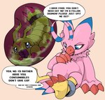 Rating: e
ID: 5467135
Date: 2025-03-30 21:29:34 -0400
Status: active
Score: 44
abdominal_bulge ambiguous_gender ambiguous_prey anklet arthropod avian bandai_namco begging belly big_belly bird biyomon bodily_fluids claws dialogue digestion digimon digimon_(species) duo feet female feral forced hi_res internal jewelry oral_vore organs sitting soles stomach stomach_acid toe_claws vore wax_feather worm wormmon post #5467135