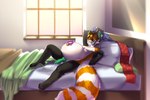 absurd_res ailurid anthro balls belly big_belly bodily_fluids clothed clothing cum digital_media_(artwork) erection fur genital_fluids genitals hair hi_res karoshi_satan male mammal nude penis red_panda solo tail tongue vore