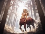 4:3 abs animal_genitalia animal_penis balls blonde_hair breasts brown_body centaur clydesdale cook dead.akira detailed_background draft_horse equid equid_taur equine equine_genitalia equine_penis erection european_mythology fetlocks flared_penis forest genitals grass greek_mythology gynomorph hair herm_(lore) horse humanoid_pointy_ears humanoid_taur intersex mammal mammal_taur muscular muscular_gynomorph muscular_intersex muscular_taur mythology nude outside penis plant pointy_ears solo taur tree